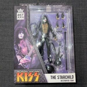 BST AXN KISS Destroyer Tour THE STARCHILD Paul Stanley 5" Figure & Accessories